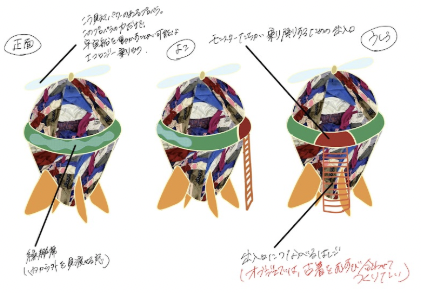循環フェス4月19日(日)：廃材が「宇宙船」に変わるまで。循環フェス・オブジェ制作の裏側